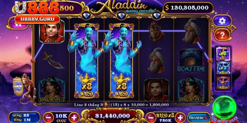 Quay số ngay! U888 Nổ hũ Aladdin đem đến cơ hội thắng lớn!